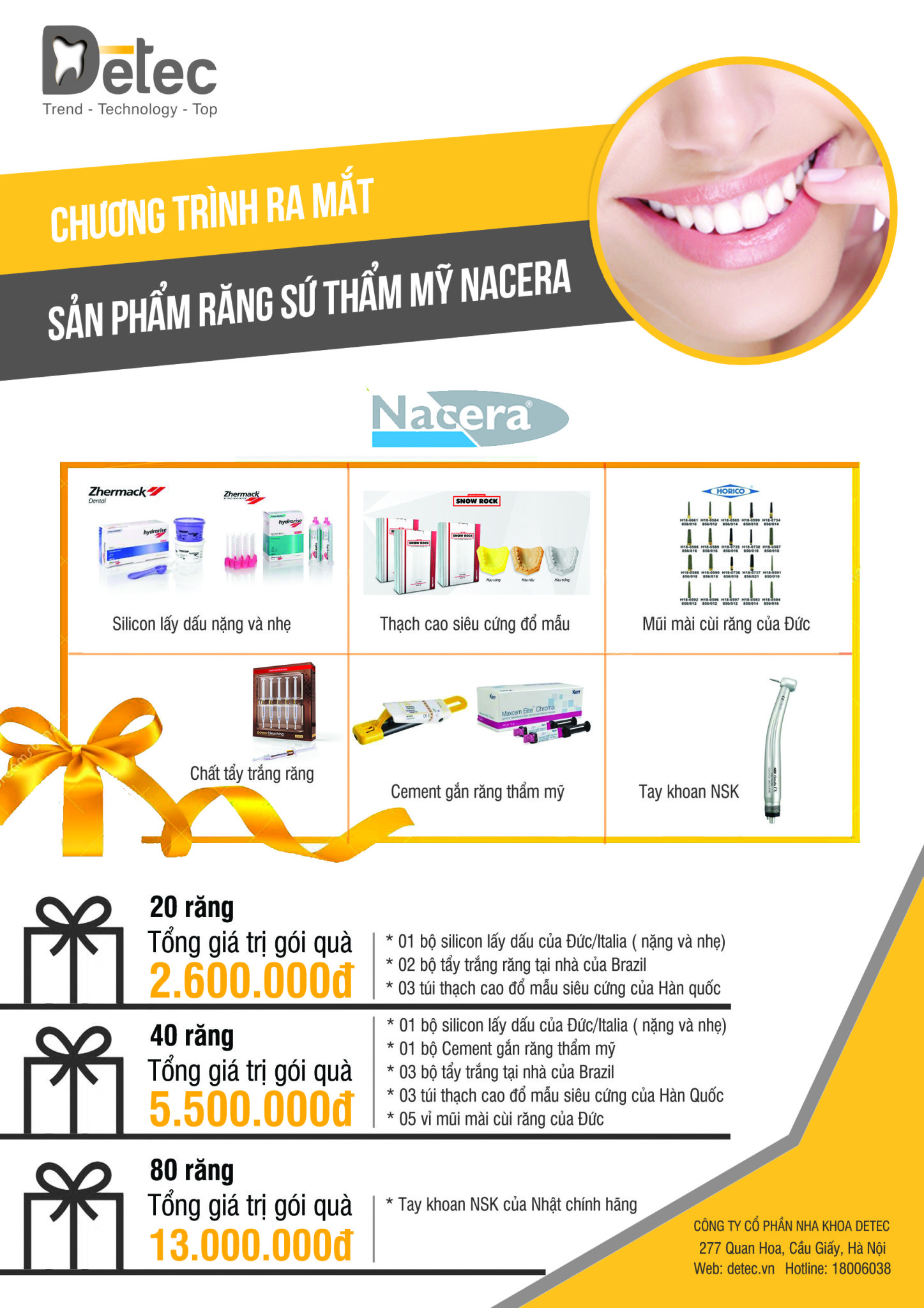 Khuyen Mai Nacera Detec dental